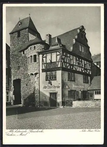 AK Cochem /Mosel, Gasthaus Alte Historische Thorschenke