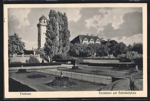 AK Frohnau, Terrassen am Bahnhofplatz