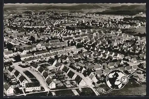 AK Schwenningen am Neckar, Luftbild der Siedlung Salinenfeld