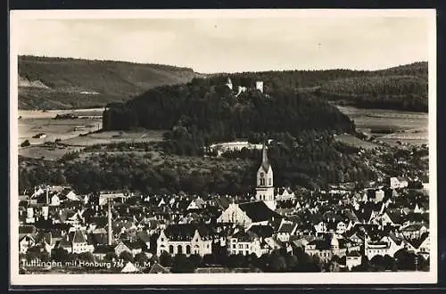 AK Tuttlingen, Ortsansicht mit Honburg