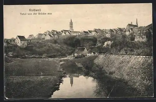 AK Rottweil, Total von der Brücke aus