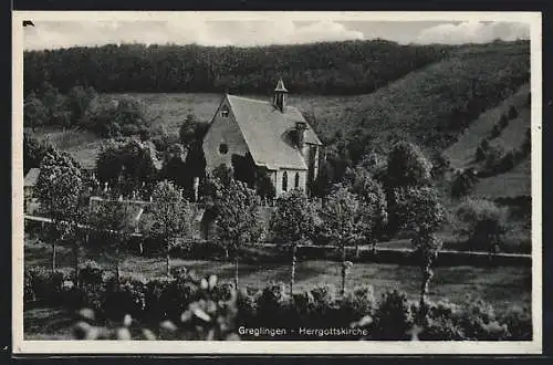 AK Creglingen, Blick auf die Herrgottskirche