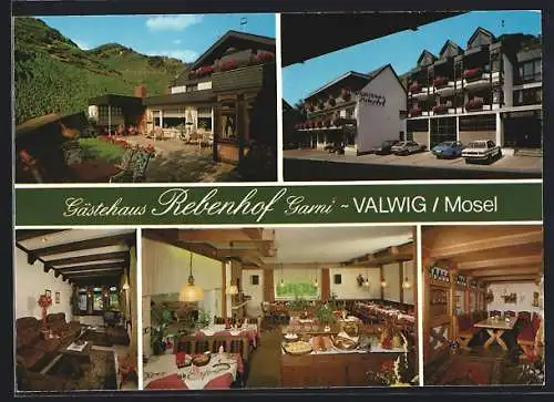 AK Valwig /Mosel, Gästehaus Rebenhof Garni, Weingut J. Jobelius