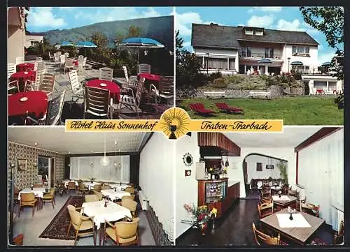 AK Traben-Trarbach, Hotel Haus Sonnenhof P. Bartz, Köveniger Strasse 36