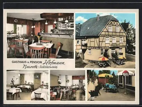 AK Nauroth /Westerwald, Gasthaus Pension Hofmann