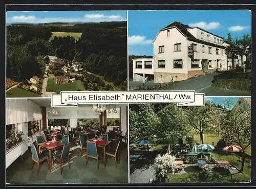 AK Marienthal / Westerwald, Restaurant-Café Haus Elisabeth