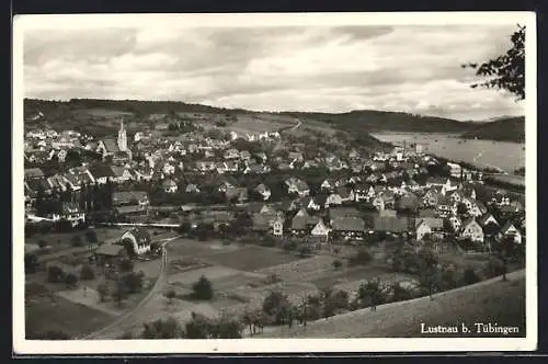 AK Lustnau, Gesamtansicht vom Berg gesehen