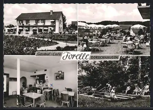 AK Dorschhausen /Bad Wörishofen, Gasthof-Cafe Forelle J. Killisperger