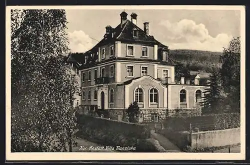 AK Bad Brückenau, Hotel Kur-Anstalt Villa Franziska
