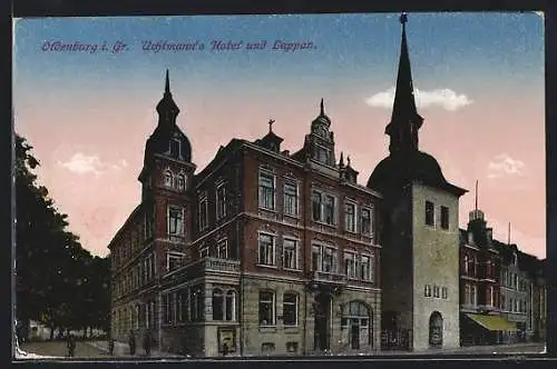 AK Oldenburg i. Gr., Uchtmanns Hotel und Lappan