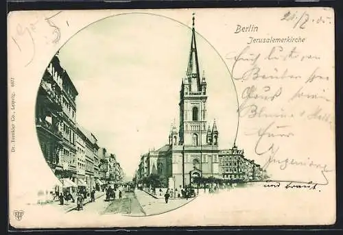 AK Berlin-Kreuzberg, Jerusalemerkirche