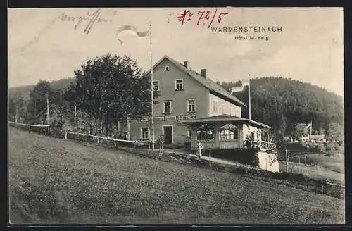 AK Warmensteinach, Hotel M. Krug