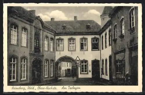 AK Heinsberg / Rhld., Obere-Hochstrasse am Torbogen