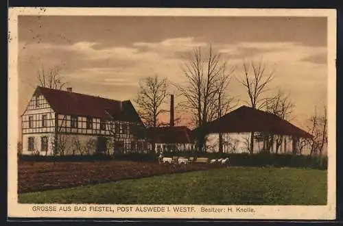 AK Bad Fiestel, Hotel-Gasthaus Knolle
