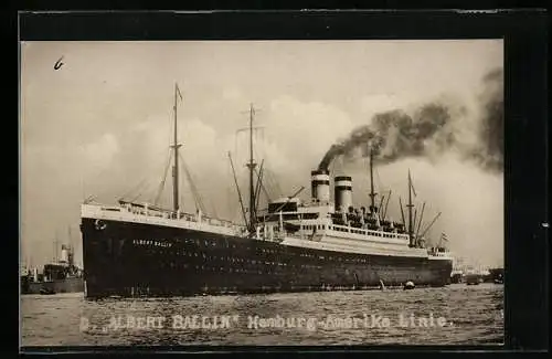 AK Dampfer Albert Ballin der Hamburg-Amerika Linie