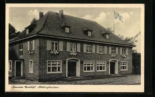 AK Stöttinghausen-Twistringen, Kramers Gasthof Zur Hünenburg, 