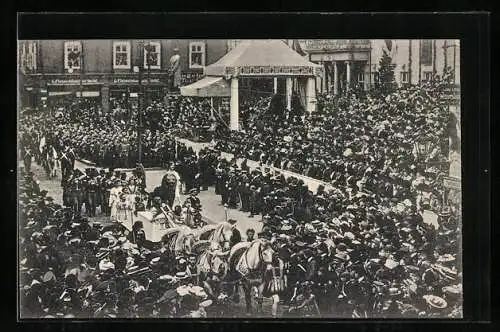 AK Barmen, Jahrhundertfeier, Historischer Festzug, Jung-Barmen