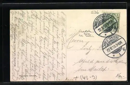 AK Berlin-Halensee, Luna-Park, Gebirgsbahn