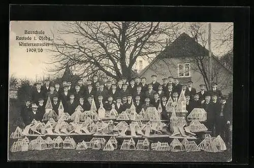 AK Rastede i. Oldbg., Bauschule, Wintersemester 1909 /10