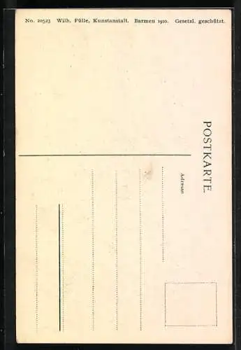 AK Düsseldorf, Gasthof von A. Fenster und niederrheinische Backsteinhäuser, Kurzestrasse 7-9