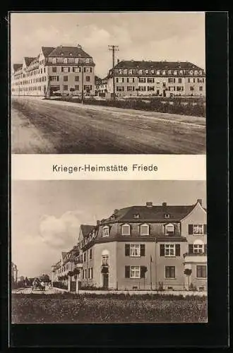 AK Frankfurt a. M.-Ginnheim, Partien an der Krieger-Heimstätte Friede