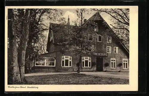 AK Nordenham, Blick zum Gasthof Friedeburg