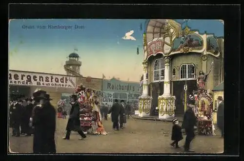 AK Hamburg-St.Pauli, Volksfest Hamburger Dom