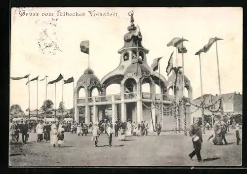 AK Lübeck, Festhalle vom Volksfest
