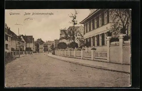 AK Güstrow, In der John Brinkmannstrasse