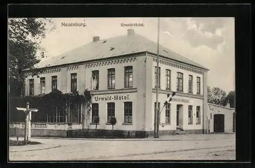 AK Neuenburg / Varel, Am Urwald-Hotel