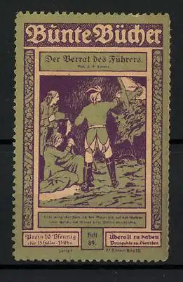 Reklamemarke Bunte Bücher, Der Verrat des Führers, Serie 1, Bild 10