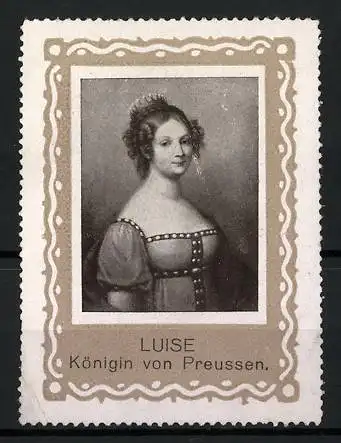 Reklamemarke Portrait Königin Luise von Preussen