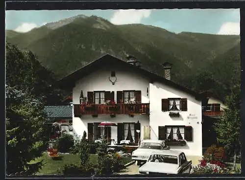 AK Grainau, Pension Haus Bergblick J. Ruffer, Kramergasse 17