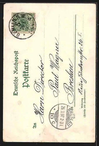 Lithographie Berlin, Kaiser Wilhelm I.-Denkmal