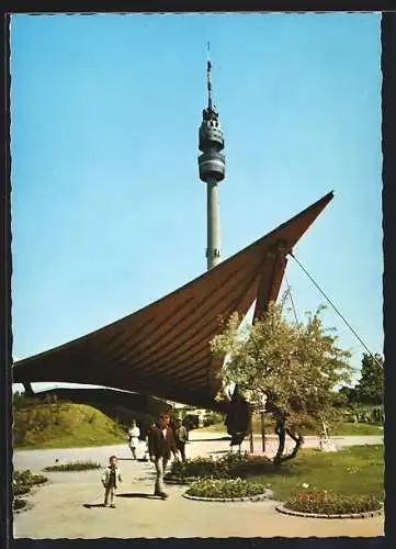 AK Dortmund, Neuartiges Riesenzelt im Westfalenpark