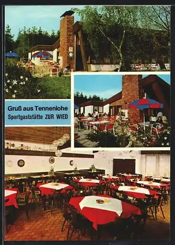 AK Erlangen-Tennenlohe, Gasthaus zur Wied von Fam. Greissinger