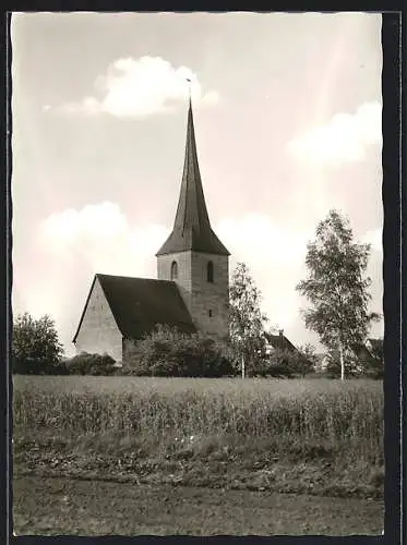 AK Kleinschwarzenlohe /Schwarzachtal, An der Allerheiligenkirche