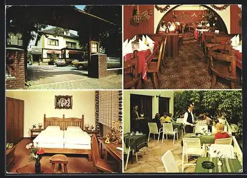 AK Bocholt, Hotel-Restaurant-Café Zigeuner Baron, Bahnhofstrasse 17