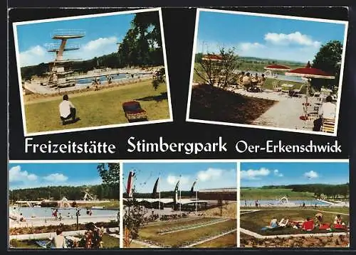 AK Oer-Erkenschwick, Freizeitstätte Stimbergpark mit Schwimmbad