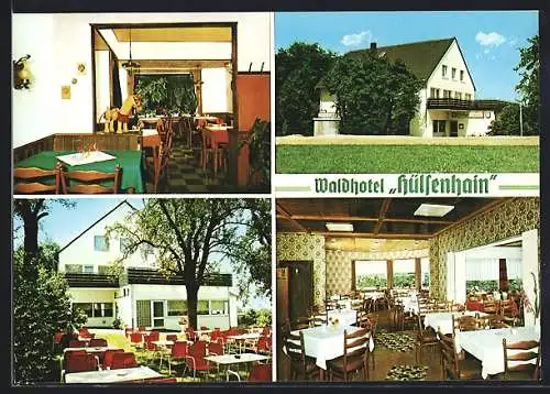 AK Dortmund-Schanze, Waldhotel Hülsenhain, Bes. E. Pieper, Am Ossenbrink 122