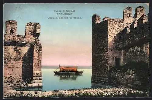 AK Sermione /Lago di Garda, Castello-Sponda Veronese