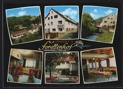 AK Etzelwang /Fränk. Alb, Hotel Forellenhof, Lehenhammer 9