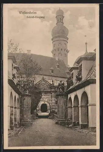 AK Weikersheim, Schloss-Eingang