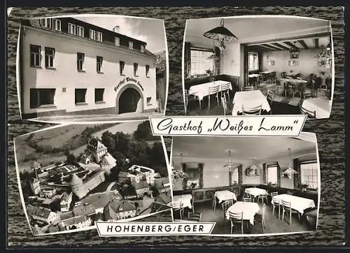 AK Hohenberg /Eger, Gasthof Weisses Lamm