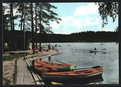 AK Plössberg /Opf., Am grossen Weiher