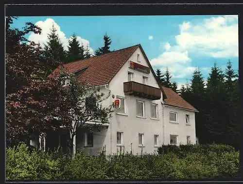 AK Marktschorgast im Fichtelgebirge, Wald-Cafe Piroschka