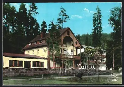 AK Marktschorgast im Fichtelgebirge, Gaststätte Grundmühle