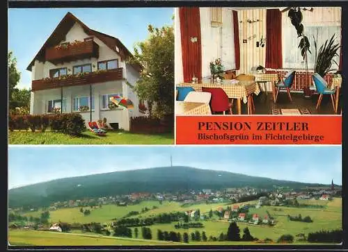 AK Bischofsgrün im Fichtelgebirge, Pension Zeitler