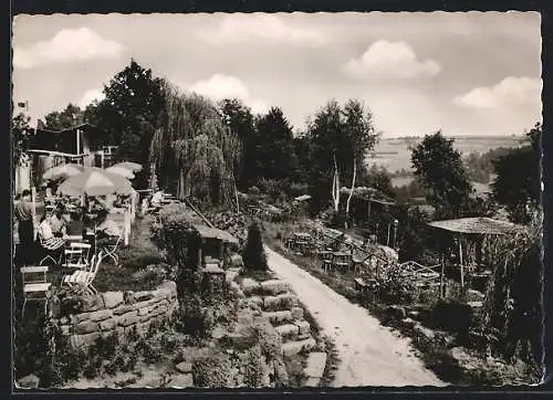 AK Trebgast, Café-Gaststätte Holls Malergarten