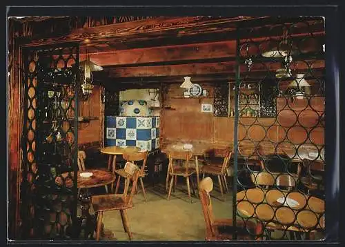 AK Trebgast, Café-Gaststätte Malergarten, Bes. Georg Holl, Bierstube